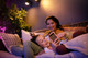 Philips Hue Lily White and Color 5-Pack product in use