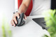 Trust Verto Wireless Ergonomic Mouse product in use