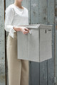 Brabantia Laundry Boxes Gray Duo Pack product in use