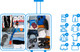 Samsonite Lite-Shock Spinner 75cm Petrol Blue energy label