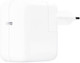 Apple Usb C Oplader 30W + Apple Lightning Kabel 1m Kunststof Wit achterkant