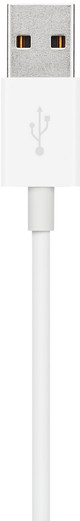 Apple USB-A to Lightning Cable 1m Plastic White Duo Pack null