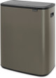Brabantia Bo Touch Bin 2x 30L Platinum + Trash Bags (120 units) null