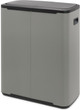 Brabantia Bo Touch Bin 2x 30L Mineral Concrete Grey + Trash Bags (120 units) back