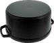 Staub Cocotte Ronde 28 cm Noir côté droit