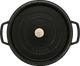 Staub Cocotte Ronde 28 cm Noir dessous