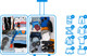 Samsonite S'Cure Spinner 69+75cm Aqua Blue Kofferset visual Coolblue 1
