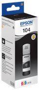 Epson 104 Ink Bottle Black left side