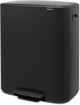 Brabantia Bo Pedal Bin 60L Matte Black null