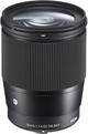 Sigma 16mm f/1.4 DC DN Contemporary Canon EF-M top