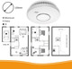 Elro FV4310 Détecteur Combiné Lot de 2 null