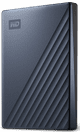 WD My Passport for Mac Type C 2TB Blue right side