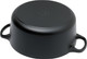 Le Creuset Signature Cocotte Ronde 26 cm Noir Mat dessous
