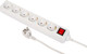 Veripart Power Strip 6-way 3m White left side