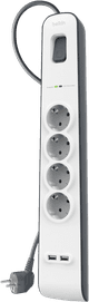 Belkin Surge Protector 4 Outlet 2 meters 2x usb Main Image