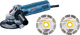 Bosch Professional GWS 880 + 2x Diamond Disc front