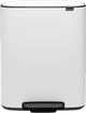 Brabantia Bo Pedal Bin 2 x 30 Liter White Main Image