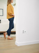 Ring Battery Video Doorbell bronze + Chime product in use
