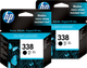 HP 338 Cartridges Black Duo Pack Main Image