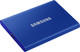 Samsung T7 Portable SSD 2TB Blauw bovenkant