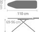 Brabantia Ironing Board A 110x30cm Denim Black null