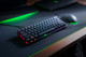 Razer Huntsman Mini Gaming Keyboard (Optical Red) Black QWERTY product in use