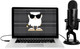 Blue Yeti Silver product in use