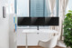 Neomounts NM-D135D3BLACK Monitorarm Zwart product in gebruik