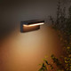 Philips Hue Nyro Wall Lamp White and Color Black product in use