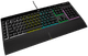 CORSAIR K55 Pro Gaming Keyboard AZERTY + BlueBuilt Gaming Mouse Pad XL left side