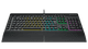 CORSAIR K55 Pro Gaming Keyboard AZERTY + BlueBuilt Gaming Mouse Pad XL front