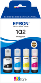 Epson 102 Ink Bottles Combo Pack Color Main Image