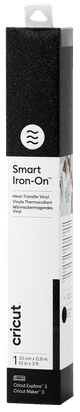Cricut Smart Iron-on 33x91 Glitter Black Main Image