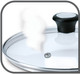 Tefal Glazen dekselset 24 cm + 28 cm detail