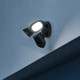 Ring Floodlight Cam Wired Pro Schwarz produkt in gebrauch