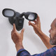 Ring Floodlight Cam Wired Pro Schwarz produkt in gebrauch