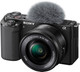 Sony ZV-E 10 + E PZ 16-50mm f/3.5-5.6 OSS front