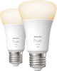 Philips Hue White E27 1100lm Duo Pack Main Image