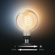 Philips Hue Filament White Ambiance Globe XL 6-pack product in use