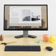 Logitech MK470 Slim Draadloos Toetsenbord en Muis Grijs QWERTY product in gebruik