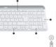 Logitech MK470 Slim Draadloos Toetsenbord en Muis Wit QWERTY null