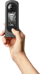Ricoh Theta X product in gebruik