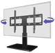 Sanus VTVS1-B2 Pivotable TV Stand right side