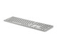 HP 970 Dual-Mode Draadloos Toetsenbord Zilver QWERTY null