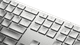 HP 970 Dual-Mode Draadloos Toetsenbord Zilver QWERTY detail