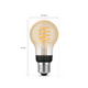 Philips Hue Filament Light White Ambiance Standard E27 3-pack detail