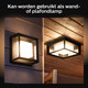 Philips Hue Econic Wall Lamp White and Color Black Modern null