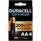 Duracell Alkaline Optimum AA batteries 4 units Main Image