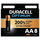Duracell Alkaline Optimum AA batteries 8 units Main Image