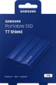 Samsung T7 Shield 1TB Blue packaging